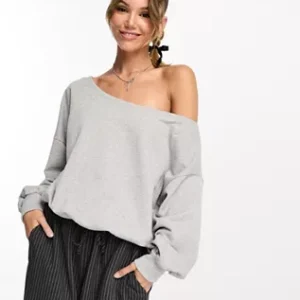 ASOS DESIGN asymmetric oversized sweatshirt